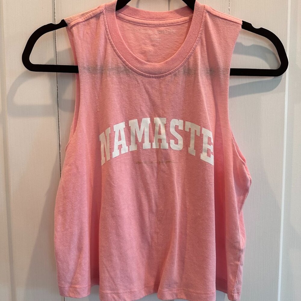Spiritual Gangster Pink Tank - Small